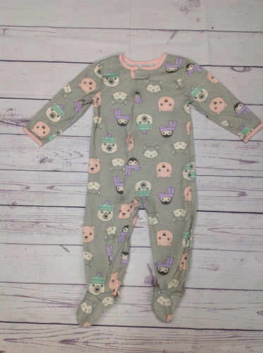 JUST ONE YOU GRAY PRINT Animals Sleepwear