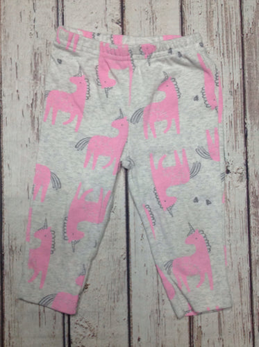 JUST ONE YOU Gray & Pink Pants