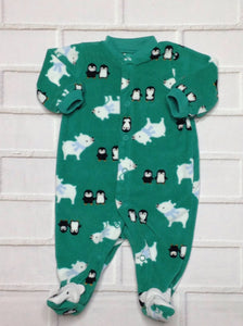 JUST ONE YOU Green & White Shortalls
