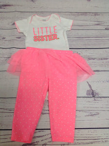 JUST ONE YOU Pink & White 2 PC Outfit