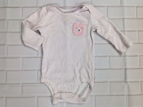 JUST ONE YOU Pink & White Onesie