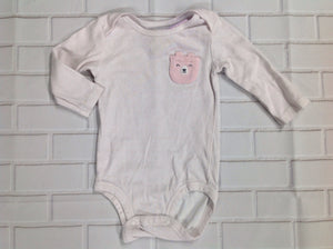 JUST ONE YOU Pink & White Onesie