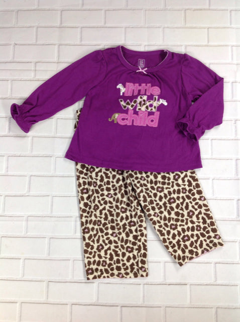 JUST ONE YOU Purple & Tan Sleepwear