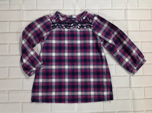 JUST ONE YOU Purple Print Top