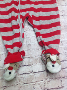 JUST ONE YOU RED & GRAY PAJAMAS