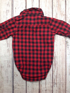 JUST ONE YOU Red & Black Top