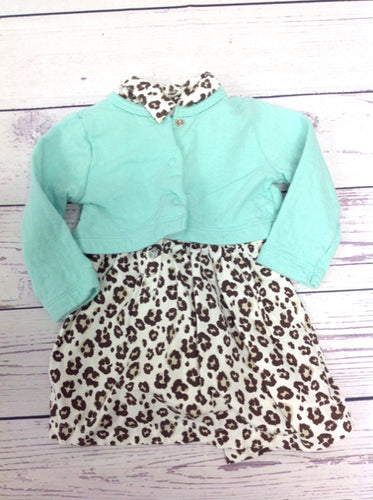 JUST ONE YOU TAN PRINT Dress