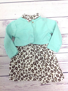JUST ONE YOU TAN PRINT Dress