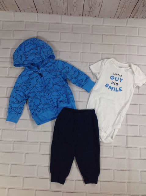 JUST ONE YOU WHITE & BLUE 3 PC Outfit
