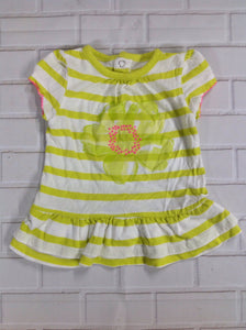 JUST ONE YOU White & Green Top
