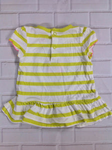 JUST ONE YOU White & Green Top