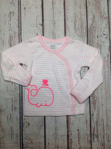 JUST ONE YOU White & Pink Top