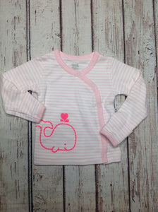 JUST ONE YOU White & Pink Top