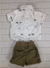 JUST ONE YOU White & Tan 2 PC Outfit