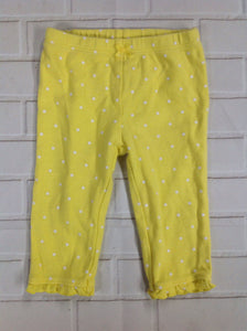 JUST ONE YOU Yellow Print Pants-