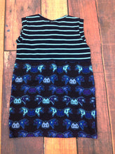 Janelle Leah Navy Print Top