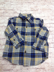 Janie & Jack BLUE & YELLOW Top