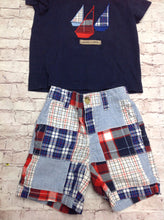 Janie & Jack Blue & Red 3 PC Outfit
