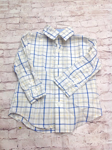 Janie & Jack Blue & White Top