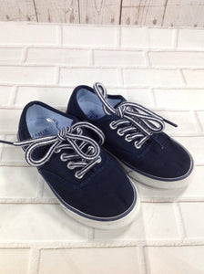 Janie & Jack Navy & White Shoes