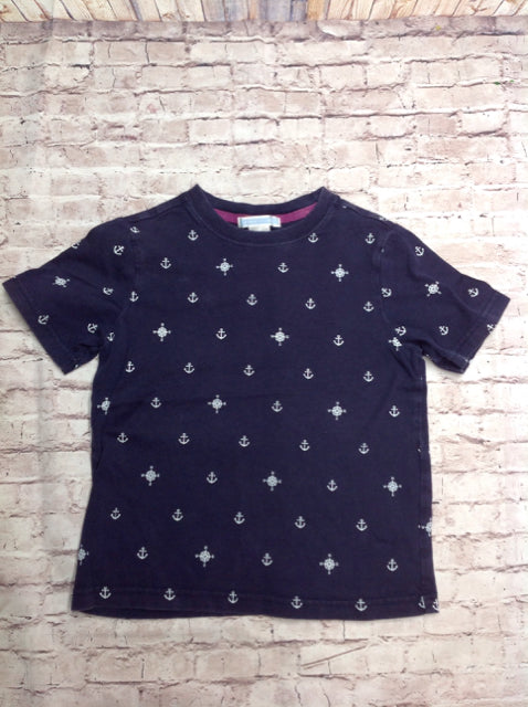Janie & Jack Navy Print Anchors Top