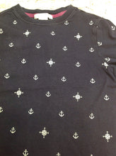 Janie & Jack Navy Print Anchors Top