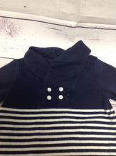 Janie & Jack Navy Print One Piece