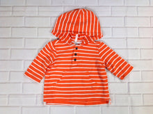 Janie & Jack ORANGE & WHITE Top