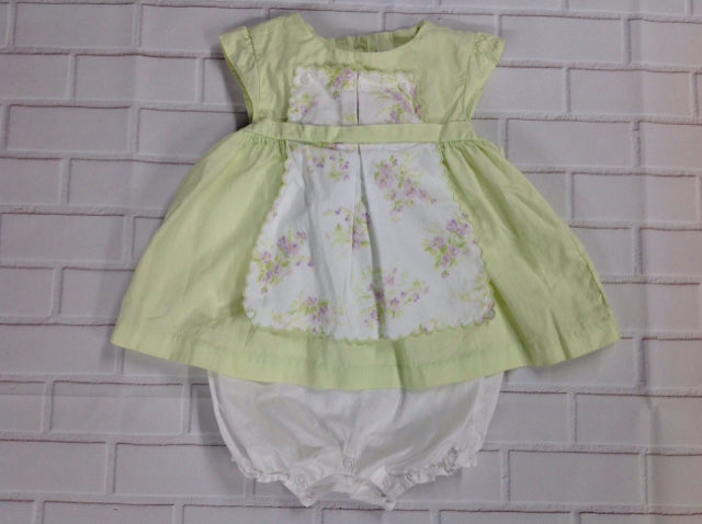 Janie & Jack Pale Green & Purple One Piece
