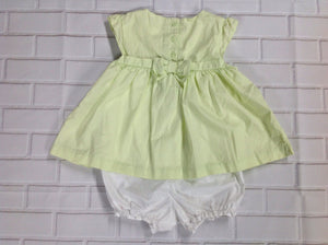 Janie & Jack Pale Green & Purple One Piece