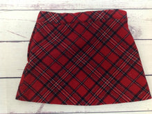 Janie & Jack Red & Black Plaid Skirt