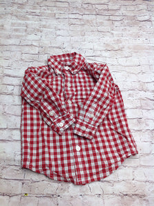 Janie & Jack Red & White Top