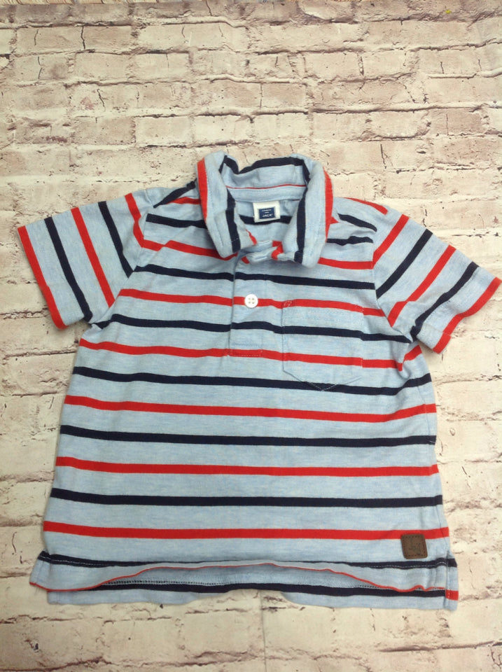 Janie & Jack Rede & Blue Top