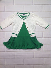 Janie & Jack White & Green Dress