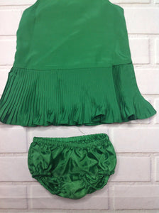 Janie & Jack White & Green Dress