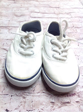 Janie & Jack White & Navy Sneakers