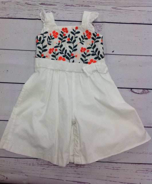 Janie & Jack White & Orange One Piece