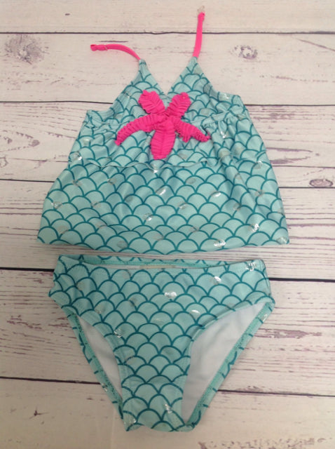 Jantzen TEAL PRINT Mermaid Swimwear