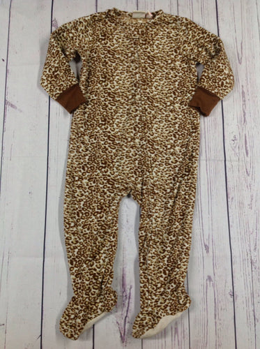 Jillians Closet TAN PRINT Leopard Sleepwear