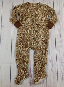 Jillians Closet TAN PRINT Leopard Sleepwear