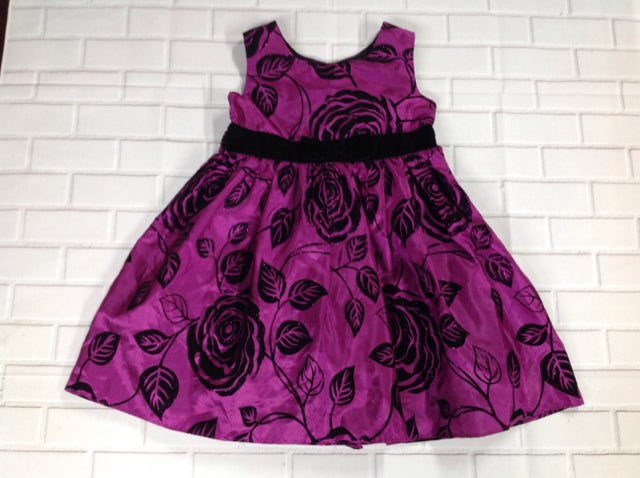 Jona Michelle Purple & Black Dress
