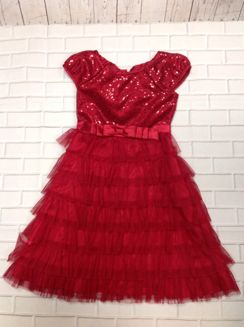 Jona Michelle Red Print Dress