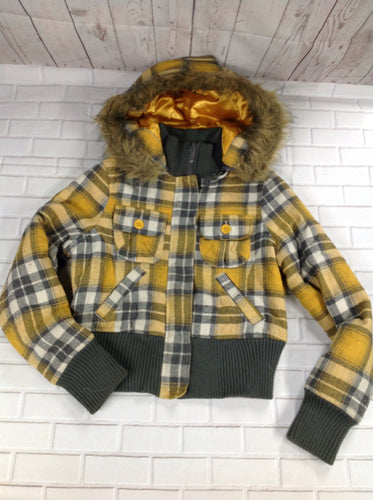 Jou Jou Yellow & Gray Jacket