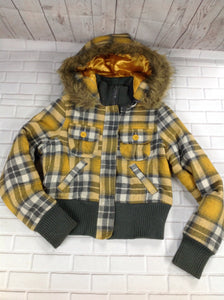 Jou Jou Yellow & Gray Jacket