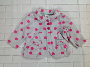 Just One Year Gray & Pink Top