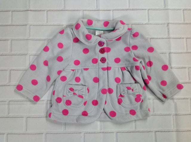 Just One Year Gray & Pink Top