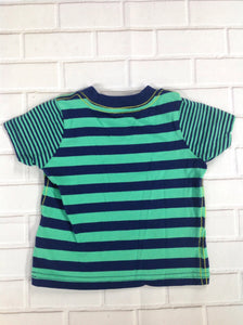 Just One Year Green Print Top