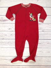 Just One Year Red Print Snowman Sleepwear