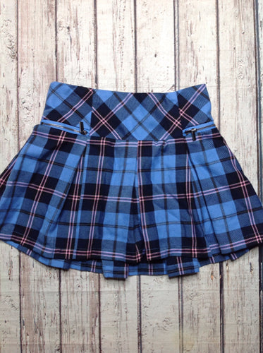 Justice BLUE & BLACK Skirt