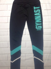 Justice Black & Blue Leggings